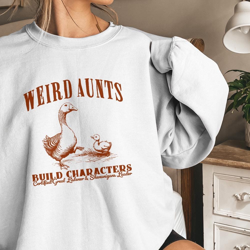 Weird Aunts Build Characters PNG, Funny Aunt Gift - 300 DPI Design for