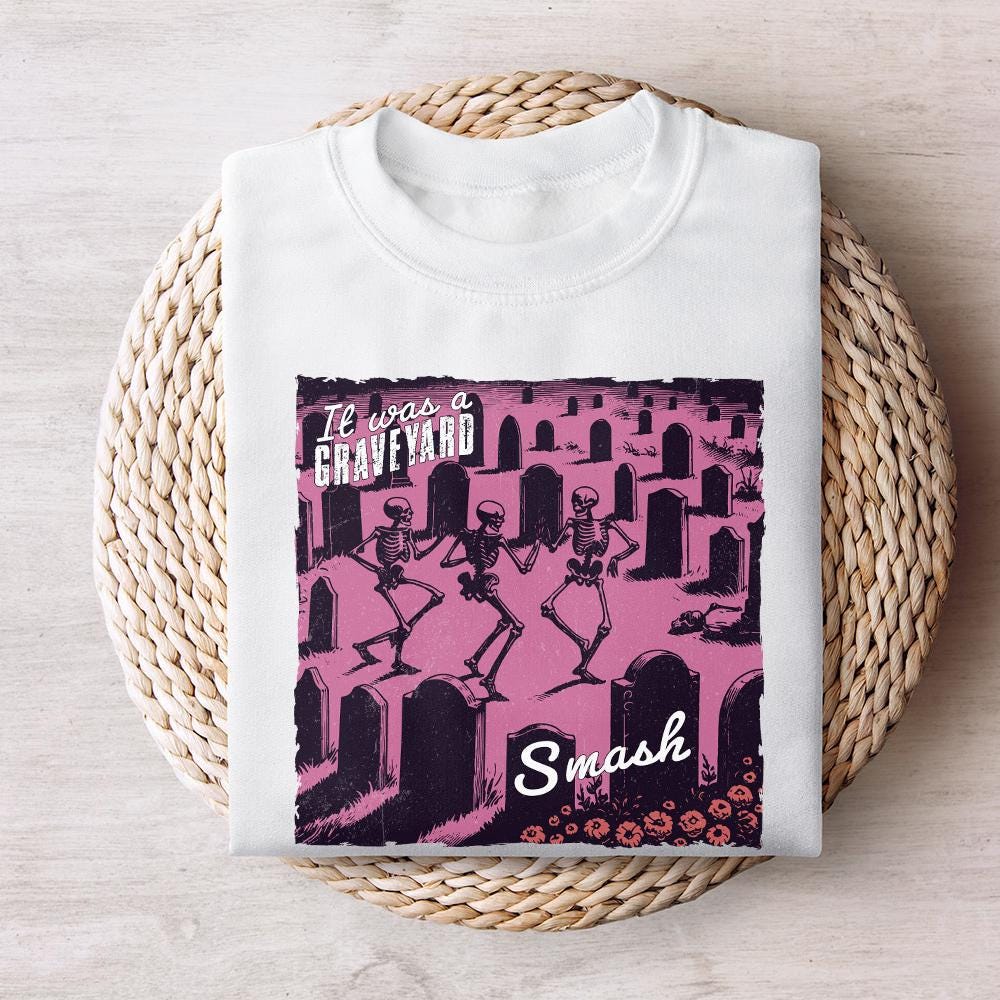 Graveyard Smash PNG, Halloween PNG - 300 DPI Design for T-Shirt