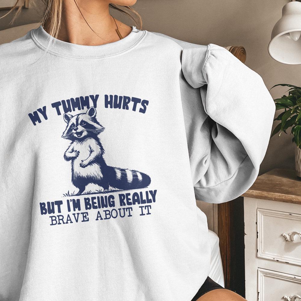 My Tummy Hurts Png, Tummy Ache Survivor Png - 300 DPI Design for T-Shirt