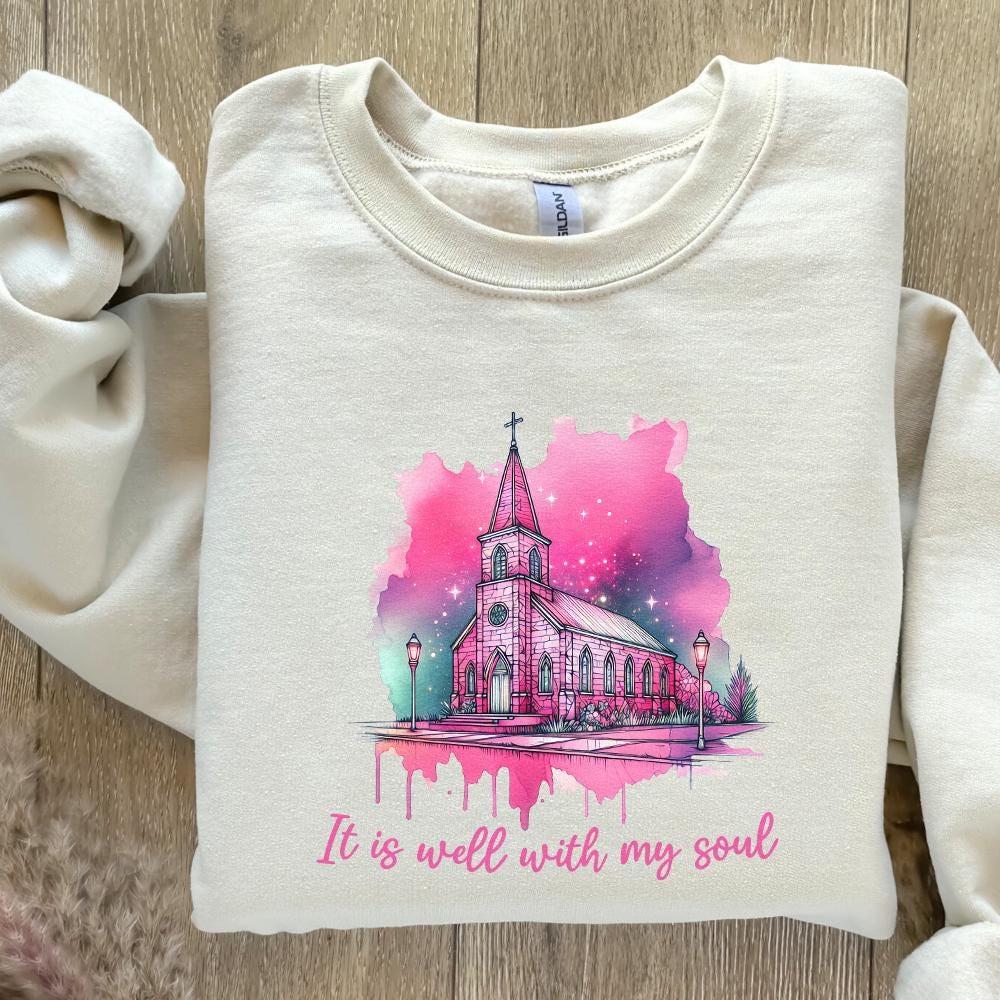 It Is Well With My Soul PNG, Christian Art - 300 DPI Design for T-Shirt