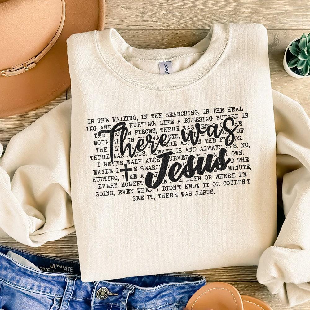 There was Jesus PNG Sublimation, Digital Design - 300 DPI Design for