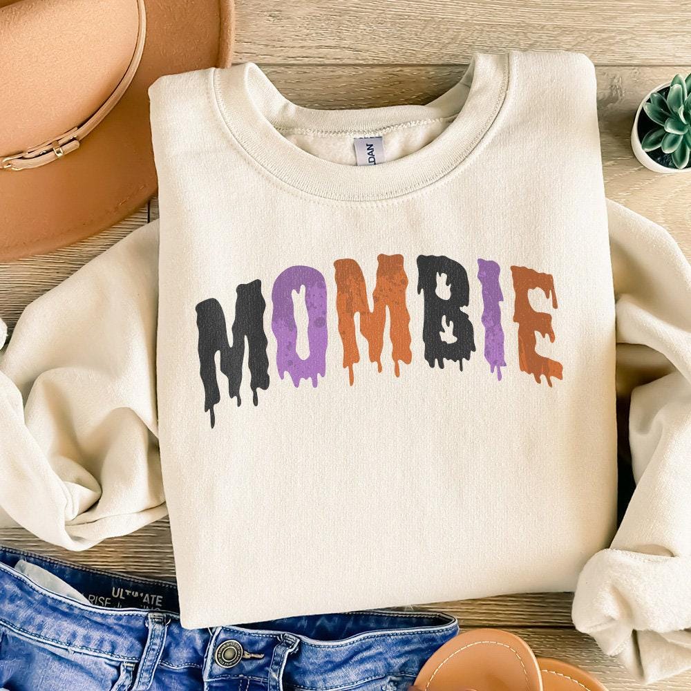 Mombie PNG Digital Download, for Shirts - 300 DPI Design for T-Shirt