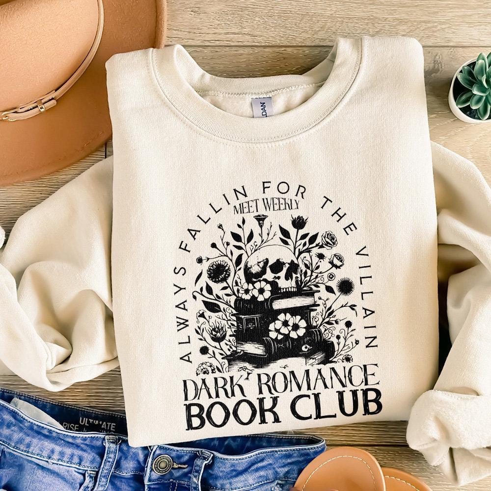 Dark Romance Book Club PNG, Book Lover - 300 DPI Design for T-Shirt