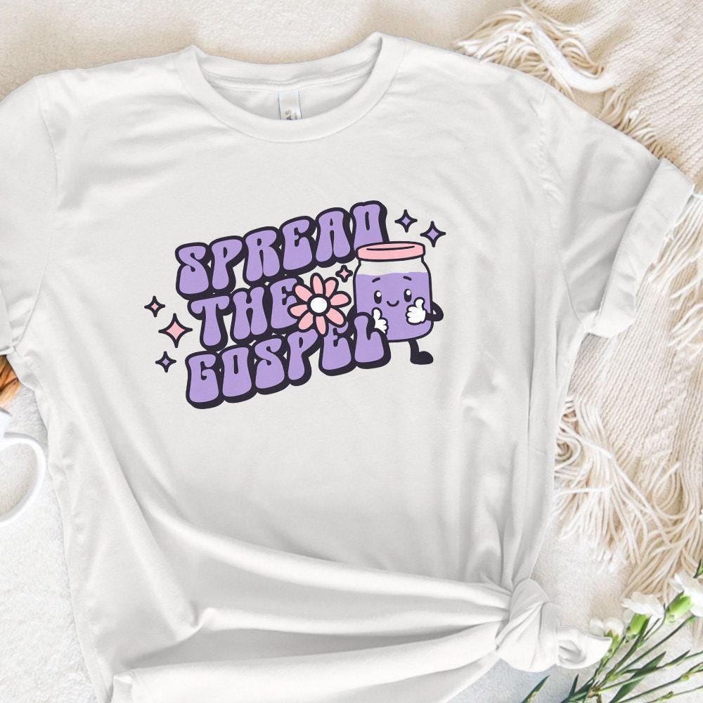 Spread the Gospel, Retro Christian PNG - 300 DPI Design for T-Shirt