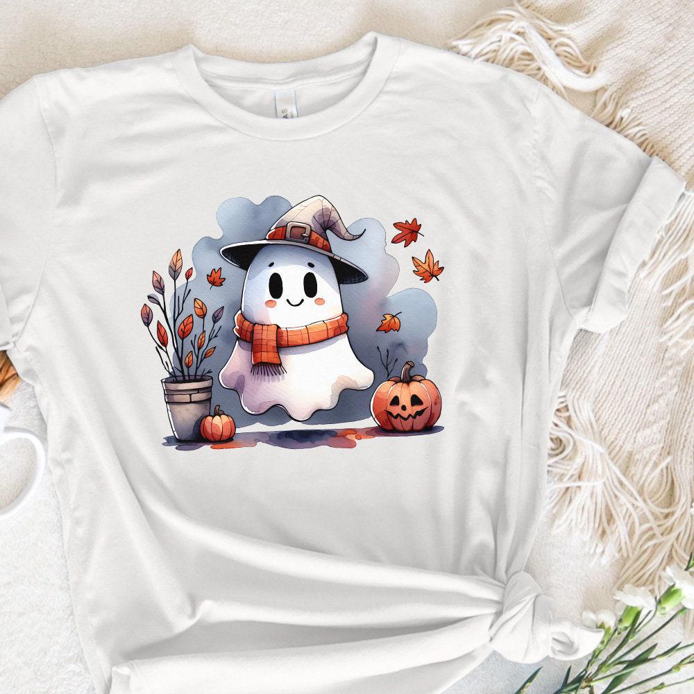Cute Ghost Png, Halloween Png - 300 DPI Design for T-Shirt
