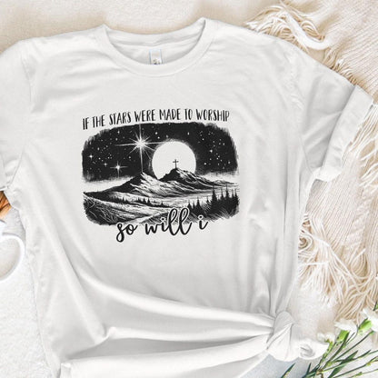 If the Stars Were Made to Worship Png, Christian Svg - 300 DPI Design for