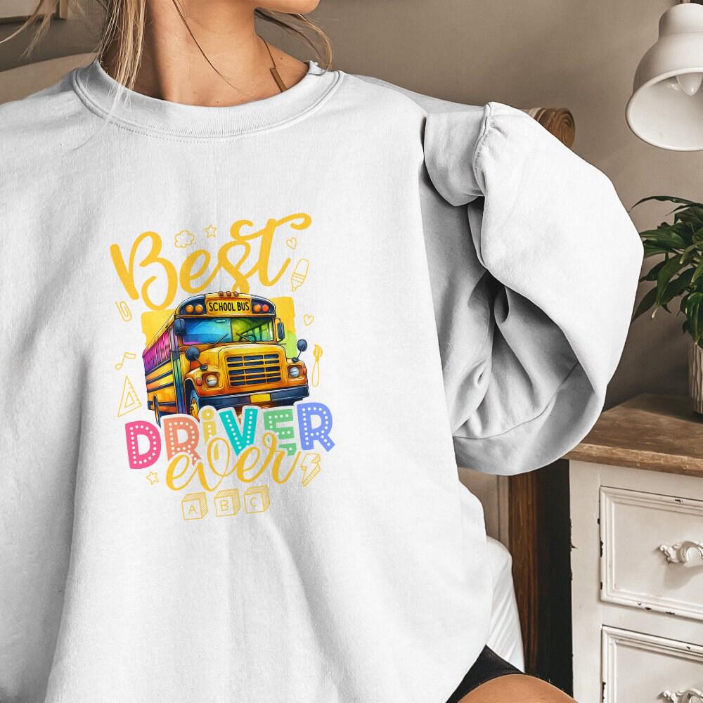Best Bus Driver Ever Png, School Bus Png - 300 DPI Design for T-Shirt