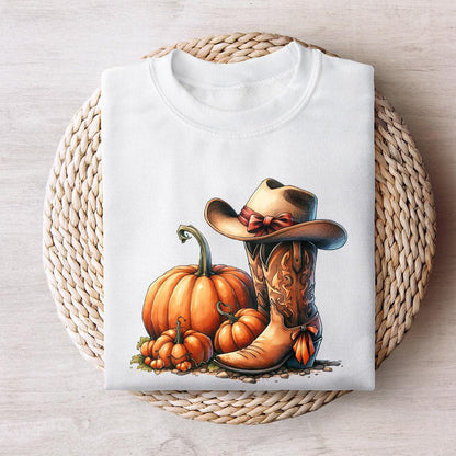 Howdy Pumpkin Png, Halloween Png - 300 DPI Design for T-Shirt