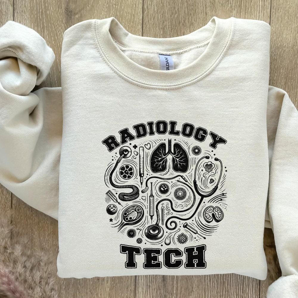 Retro Radiology Tech PNG, Rad Tech Png - 300 DPI Design for T-Shirt