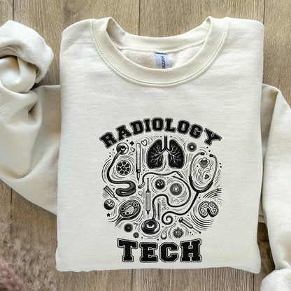 Retro Radiology Tech PNG, Rad Tech Png - 300 DPI Design for T-Shirt