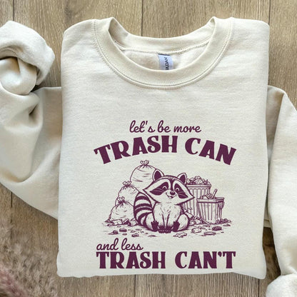 More Trash Can Less Trash Can't Funny Racoon PNG, Trash Panda PNG - 300