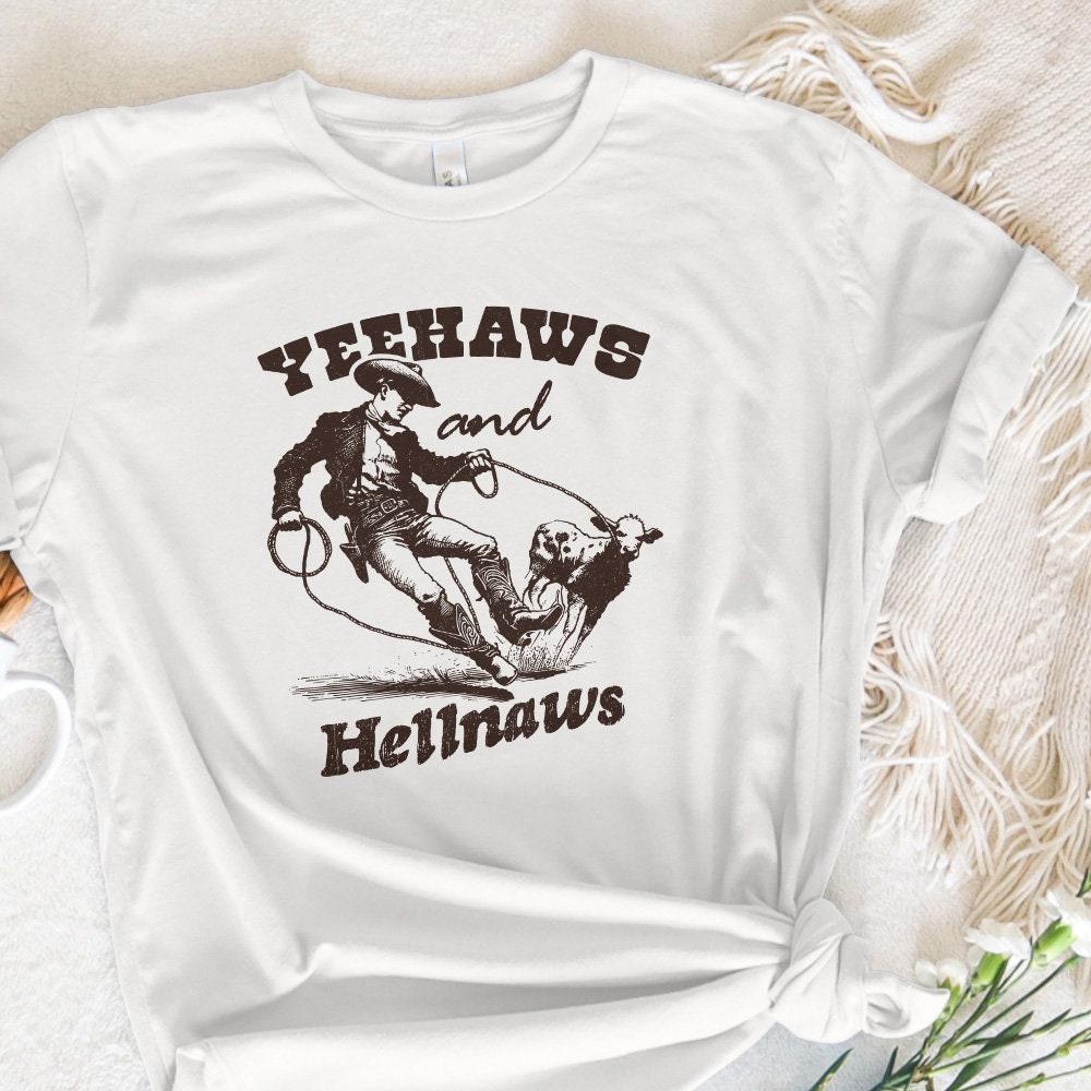 Yeehaws and Hellnaws PNG, Country png - 300 DPI Design for T-Shirt