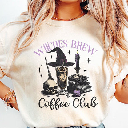 Witches Brew PNG, Halloween Coffee Png - 300 DPI Design for T-Shirt