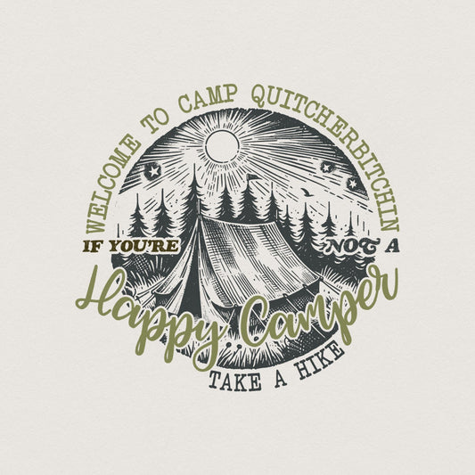 Funny Camping PNG, Sublimation Design - 300 DPI Design for T-Shirt