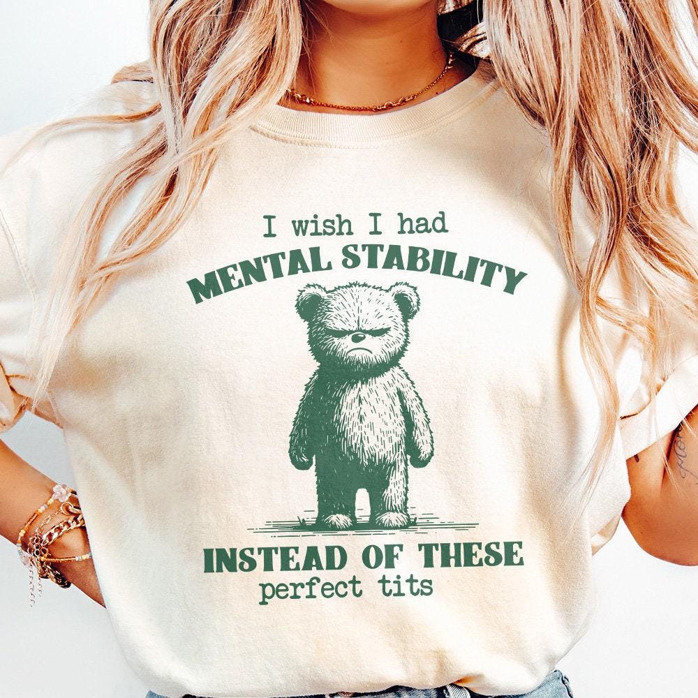 Funny Mental Health Meme PNG, Perfect Tits Quote - 300 DPI Design for