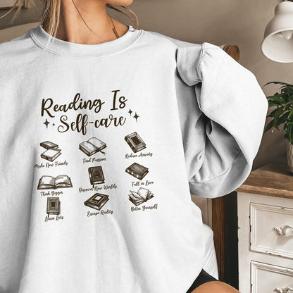 Retro Bookish PNG, Mental Health Reading - 300 DPI Design for T-Shirt