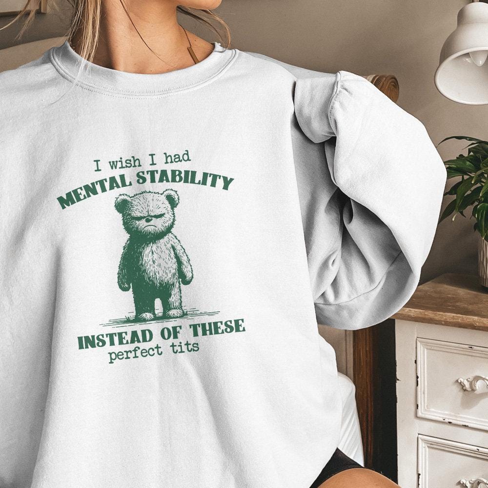 Funny Mental Health Meme PNG, Perfect Tits Quote - 300 DPI Design for