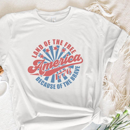 Land of the Free PNG, 4th of July America Sublimation - 300 DPI Design