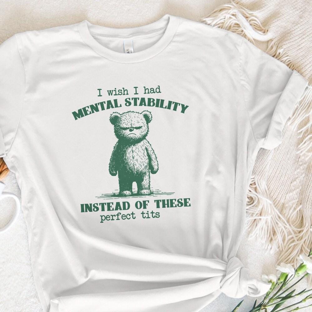 Funny Mental Health Meme PNG, Perfect Tits Quote - 300 DPI Design for