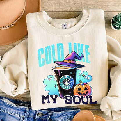 Cold Like My Soul Png, Witch Png - 300 DPI Design for T-Shirt