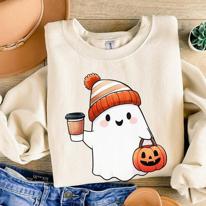 Boo-jee PNG, Cute Halloween Ghost - 300 DPI Design for T-Shirt