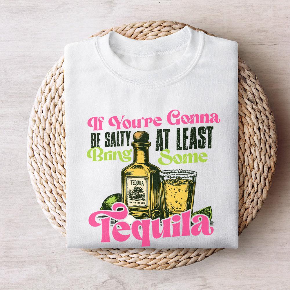 Salty Tequila Sublimation PNG, Summer Vibes Sarcastic Humor - 300 DPI