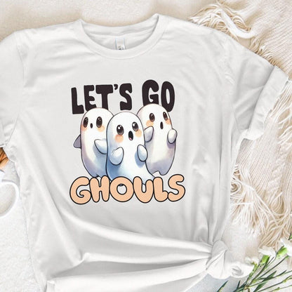 Cute Halloween png, Let's Go Ghouls png - 300 DPI Design for T-Shirt