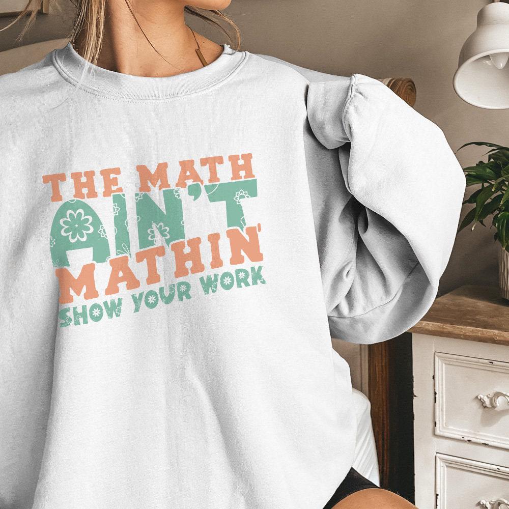 Math Teacher PNG, Cute Back to School Digital Download - 300 DPI Design