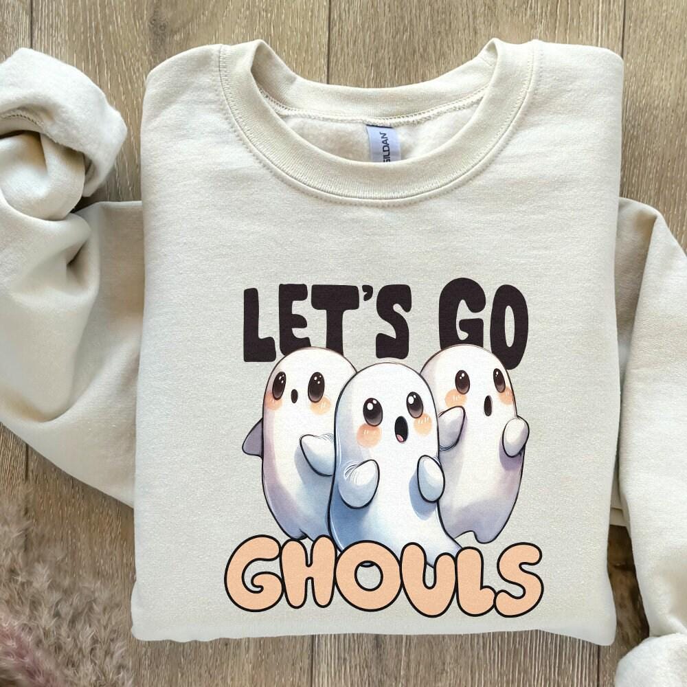 Cute Halloween png, Let's Go Ghouls png - 300 DPI Design for T-Shirt