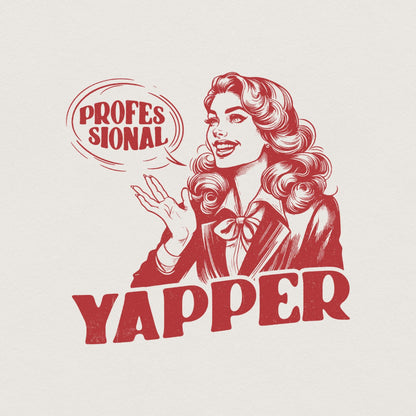 Professional Yapper PNG, Retro Sublimation Design - 300 DPI Design for