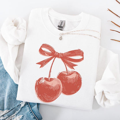 Cherry png PNG, Trendy Cherry Design - 300 DPI Design for T-Shirt