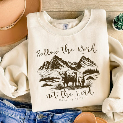 Follow the Word, Not the Herd PNG - 300 DPI Design for T-Shirt