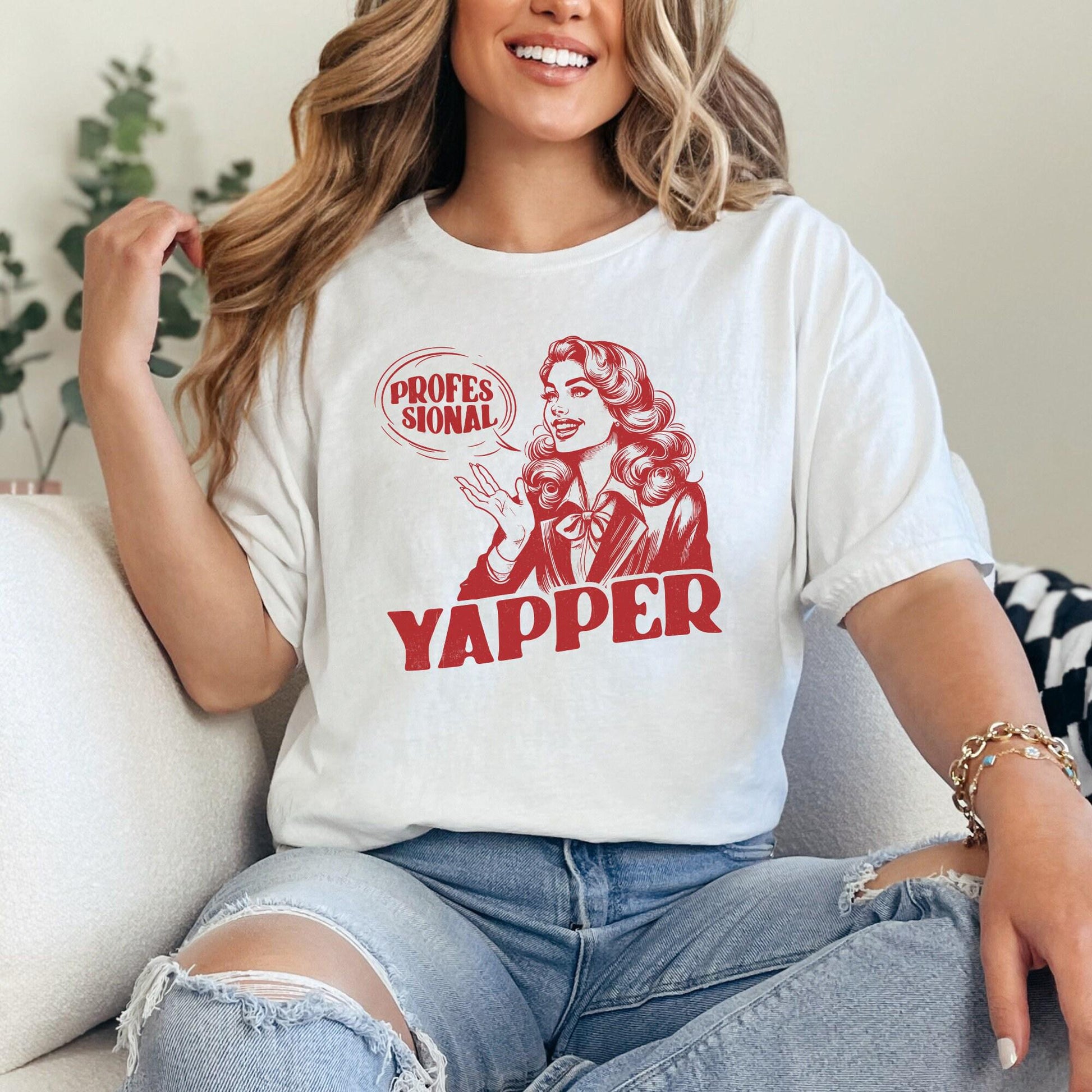 Professional Yapper PNG, Retro Sublimation Design - 300 DPI Design for