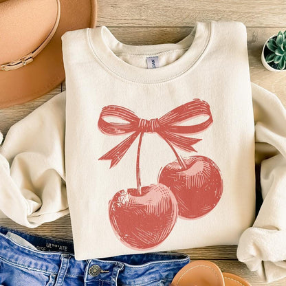 Cherry png PNG, Trendy Cherry Design - 300 DPI Design for T-Shirt