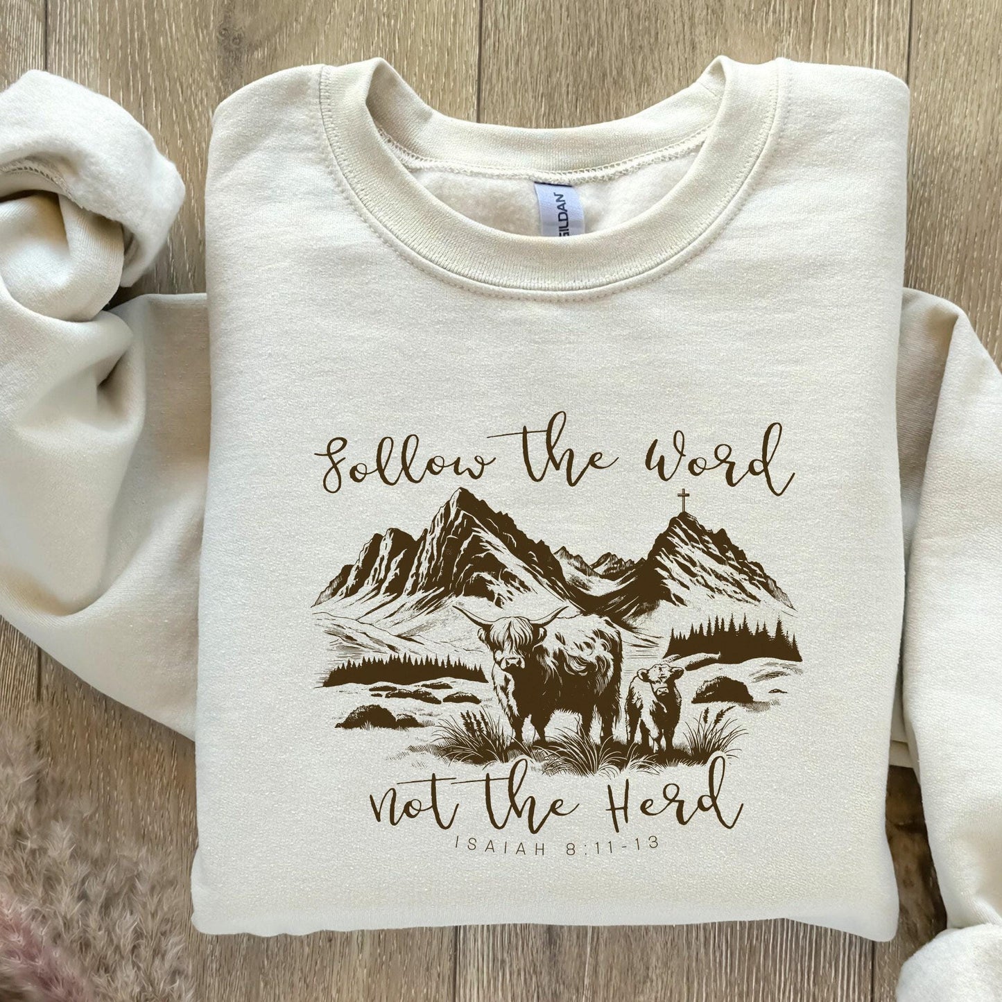 Follow the Word, Not the Herd PNG - 300 DPI Design for T-Shirt