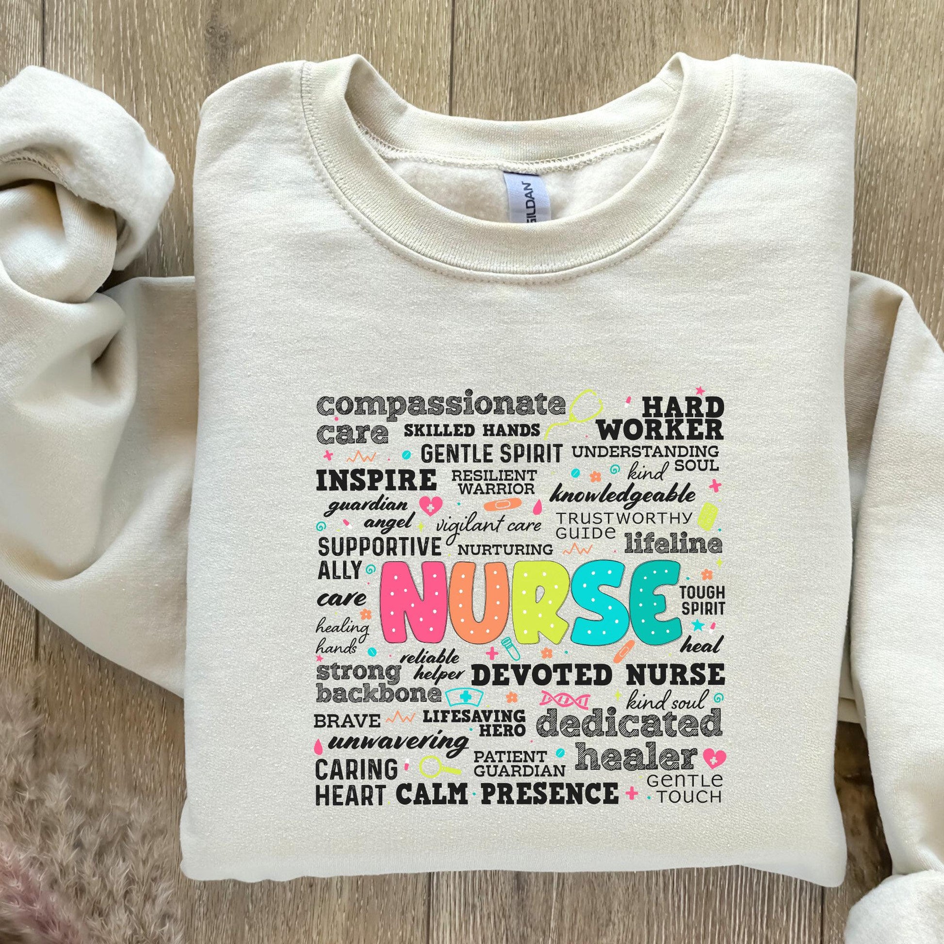 Retro Nurse Word PNG, Nurse Life Png - 300 DPI Design for T-Shirt