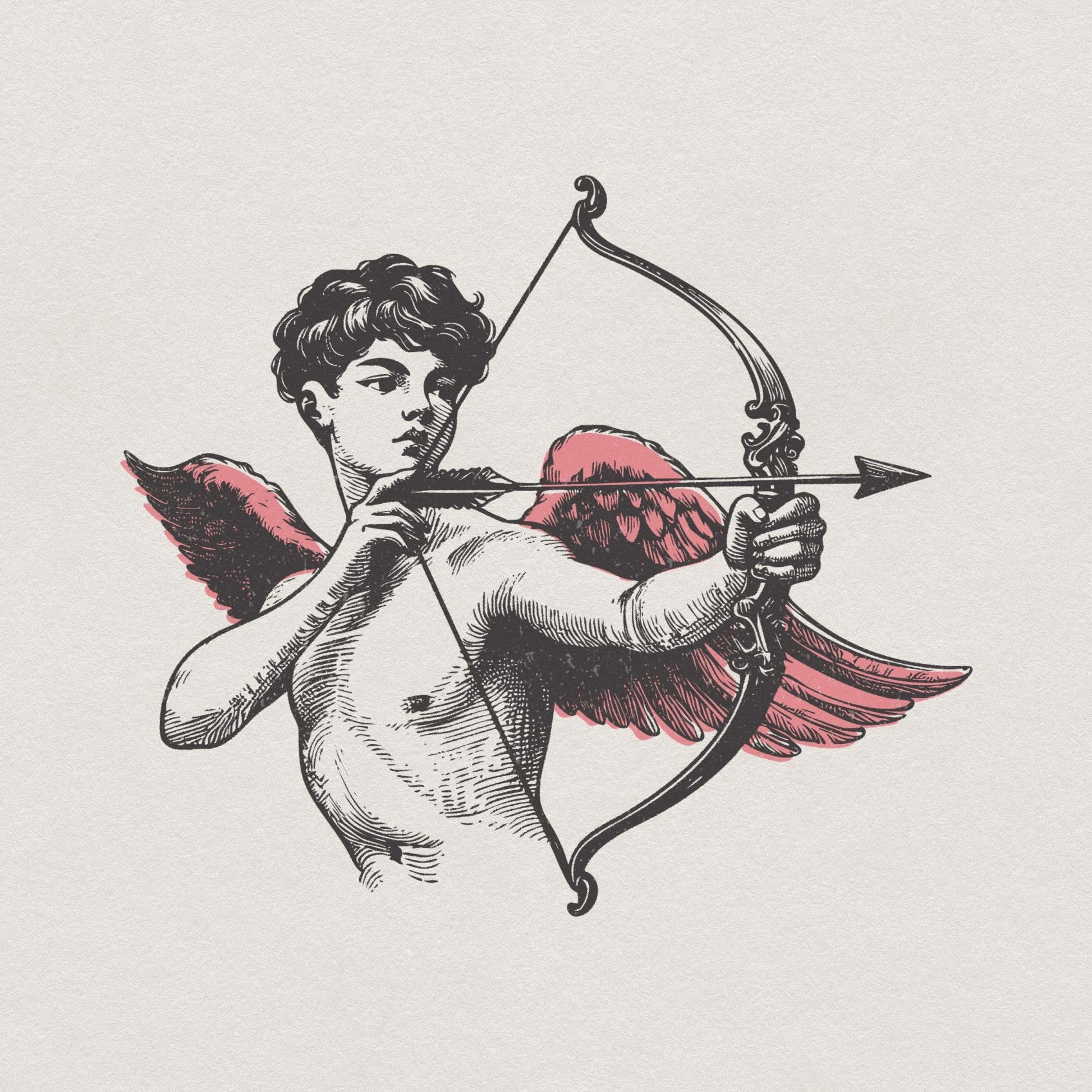 Cupid Love Archer, Valentine’s Day Shirt Design - 300 DPI Design for