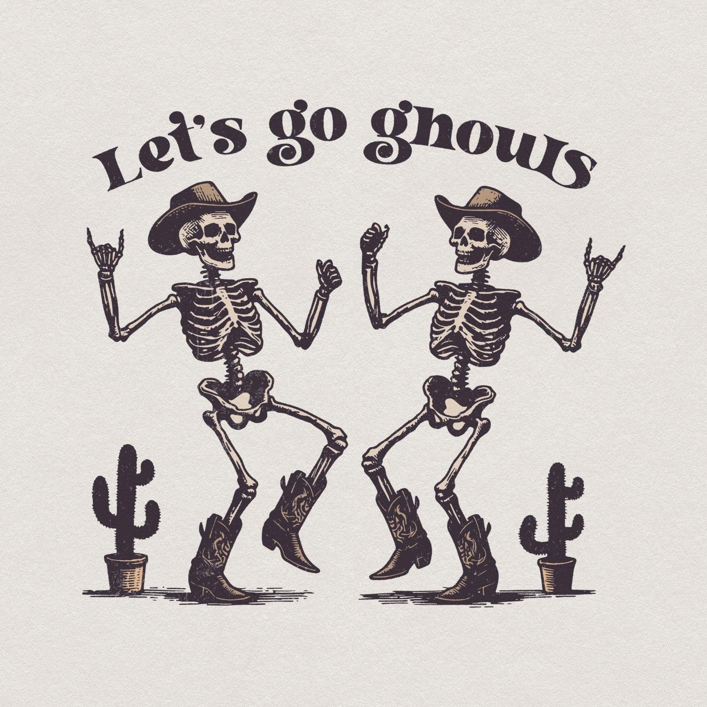 Let's Go Ghouls PNG, Halloween PNG - 300 DPI Design for T-Shirt