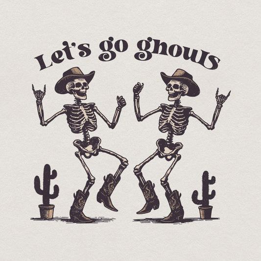 Let's Go Ghouls PNG, Halloween PNG - 300 DPI Design for T-Shirt