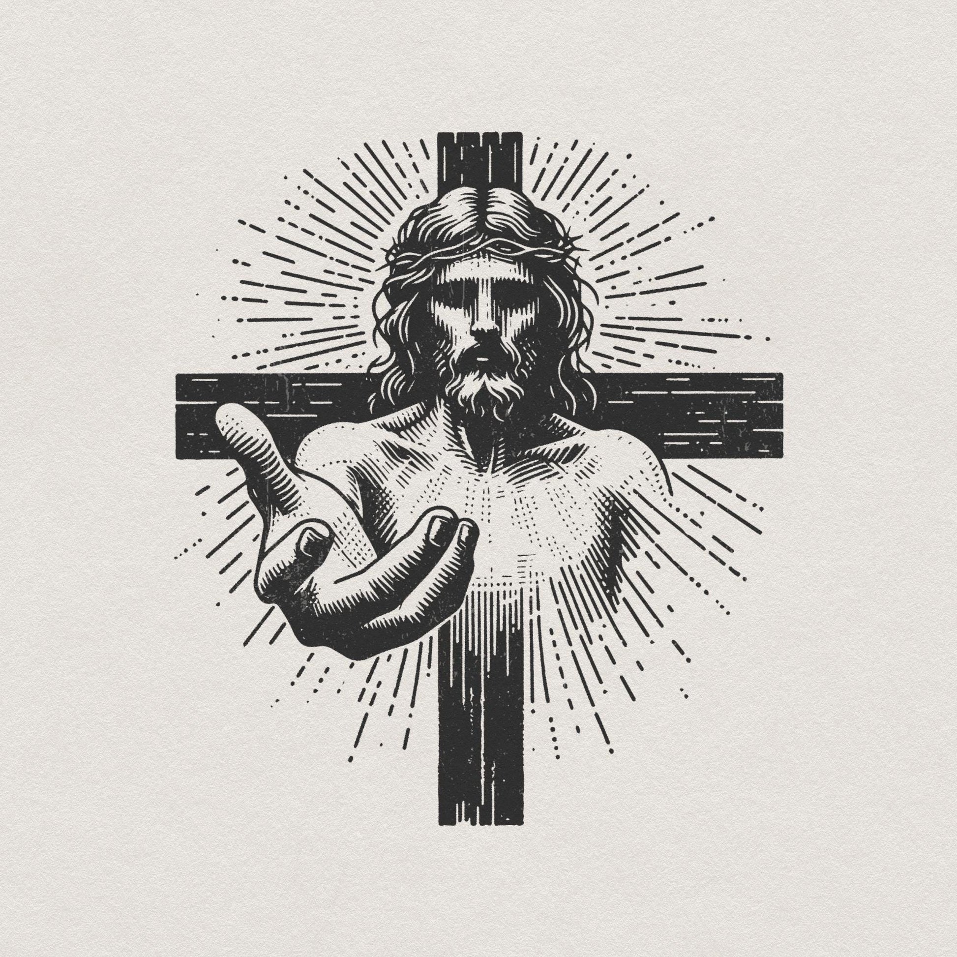 The Lord Provides Christian PNG Alt 2, Vintage Bible Verse Sublimation -