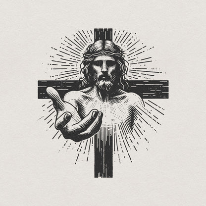 The Lord Provides Christian PNG Alt 2, Vintage Bible Verse Sublimation -