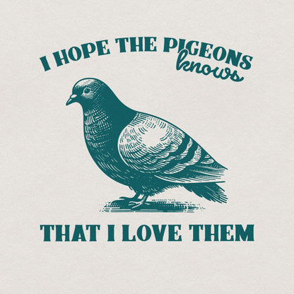Funny Bird Pigeon Art Alt 2, Bird Lover PNG - 300 DPI Design for T-Shirt
