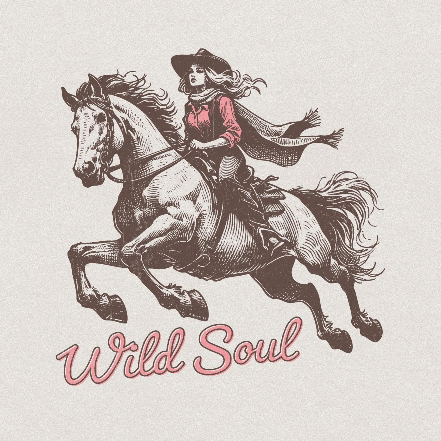Wild Soul PNG, Sublimation Design - 300 DPI Design for T-Shirt