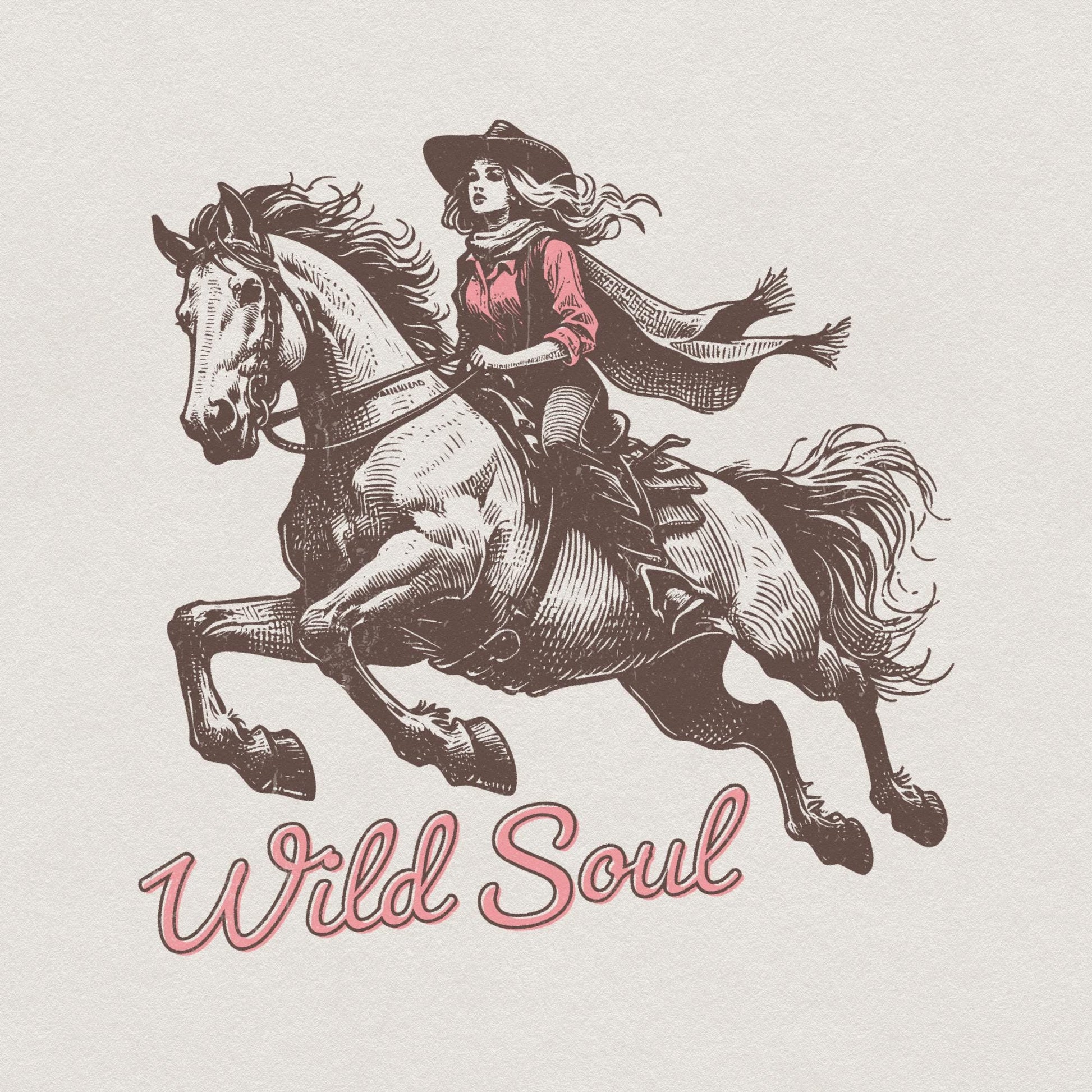 Wild Soul PNG, Sublimation Design - 300 DPI Design for T-Shirt