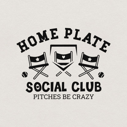 Home Plate Social Club SVG/PNG, Baseball Mom & Mama Sublimation - 300 DPI