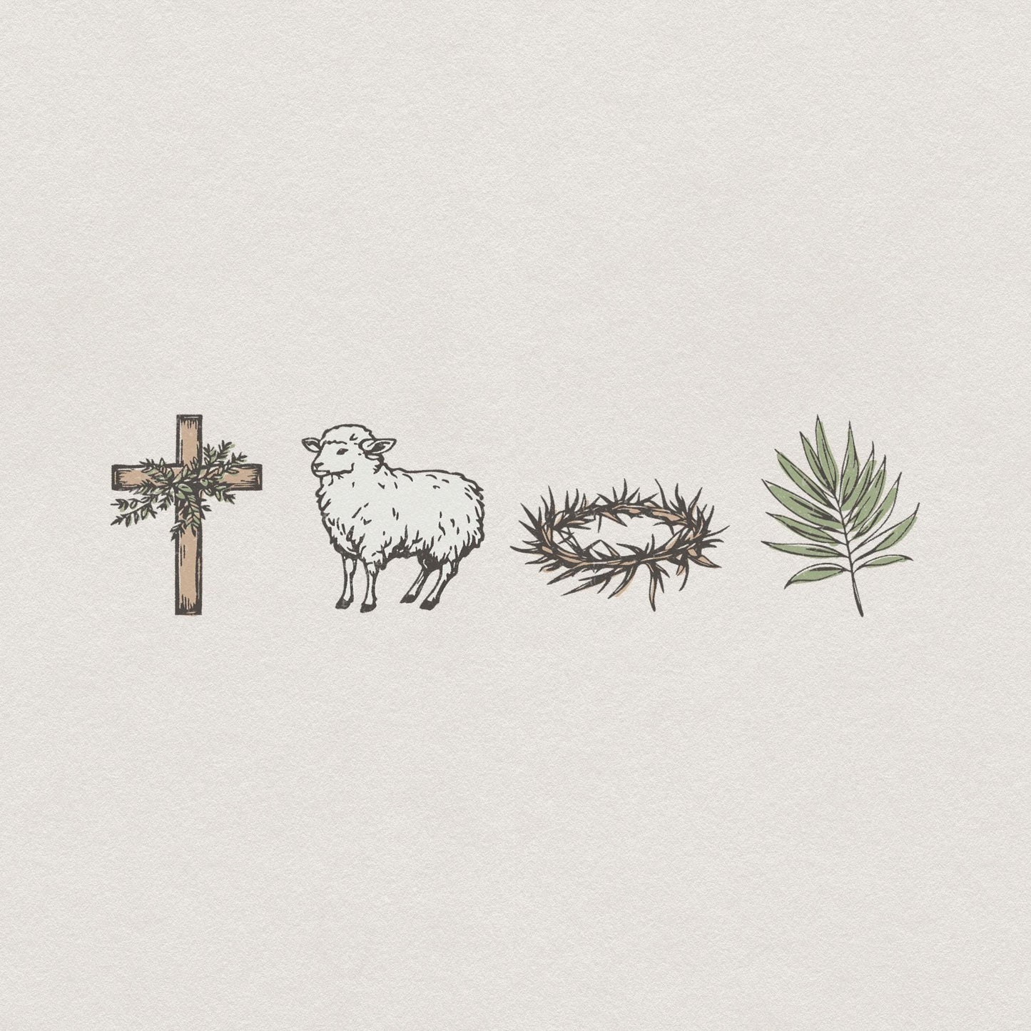 Easter PNG Digital Download, Christian Religious Bible Verses - 300 DPI