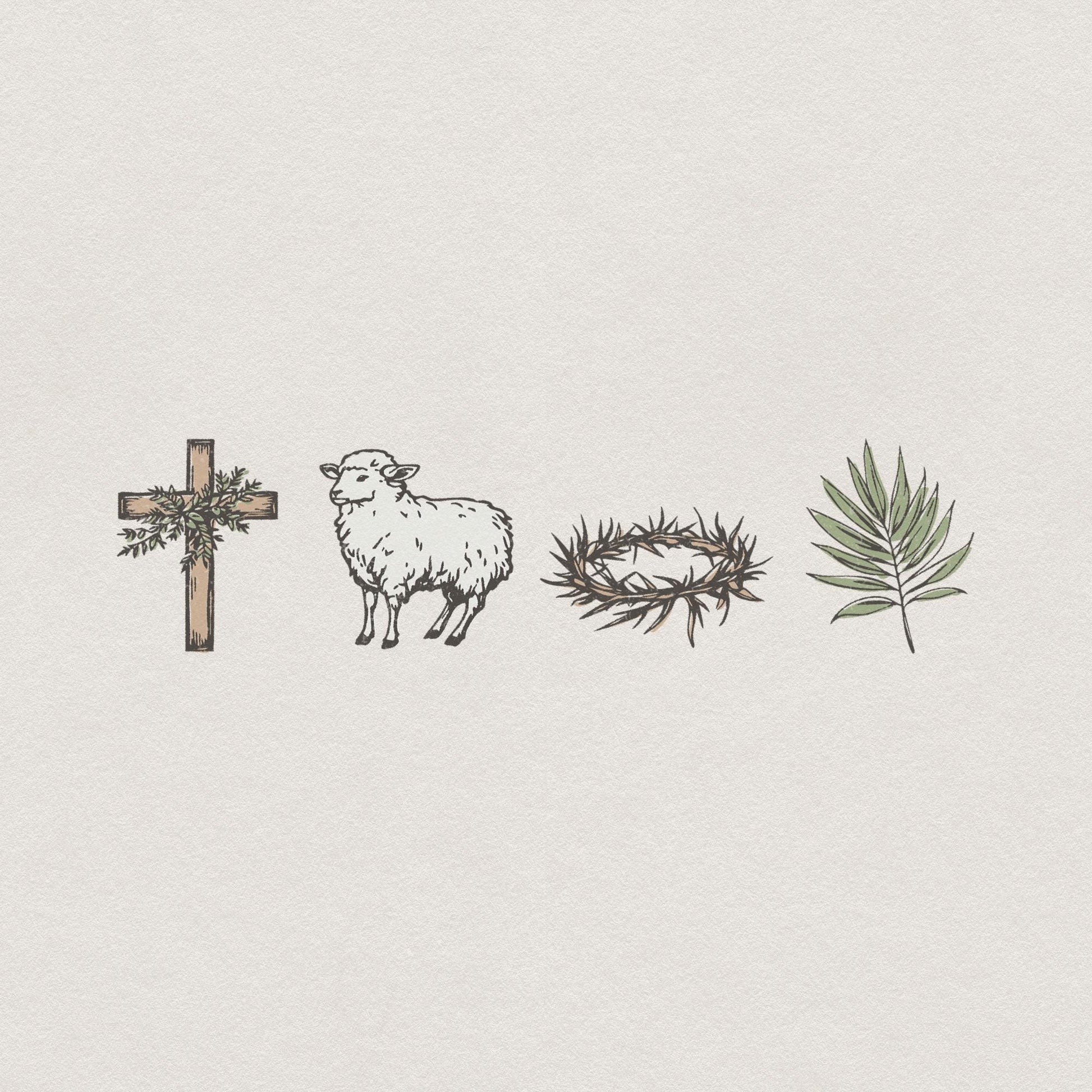 Easter PNG Digital Download, Christian Religious Bible Verses - 300 DPI