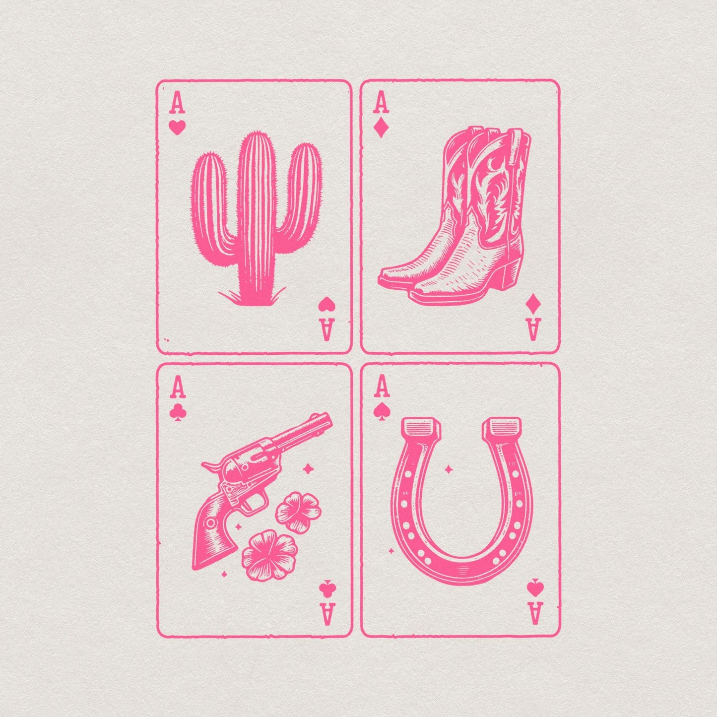 Ace of Hearts Western PNG Design Alt 2, Poker Cards - 300 DPI Design for