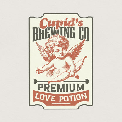 Cupid PNG, Retro Valentine Design - 300 DPI Design for T-Shirt