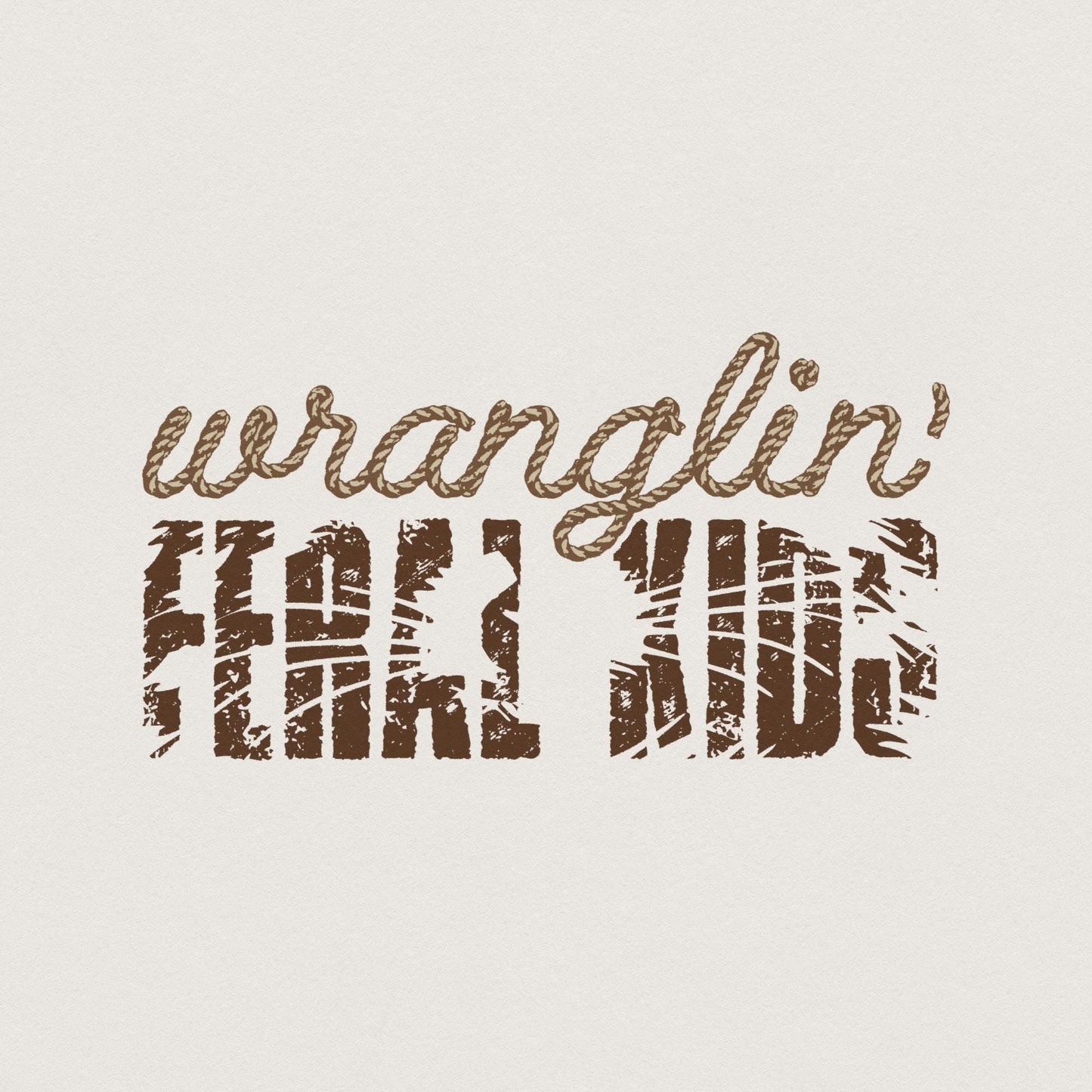 Wrangling Feral Kids PNG, Funny Raccoon Kids PNG - 300 DPI Design for